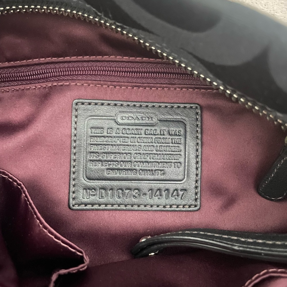 Coach shoulder bag black - Picture 4 of 4